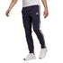 Pantaloni blu adidas Essentials Single Jersey Tapered Open Hem 3-Stripes, Abbigliamento Sport, SKU a723000036, Immagine 0